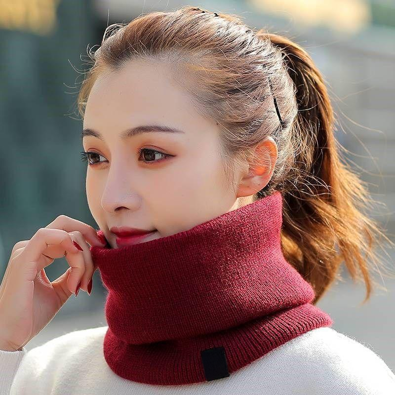 Winter Fleece Neck Warmer Scarf for Men and Women
