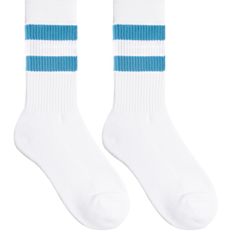 Gentlemen's Striped Performance Crew Socks