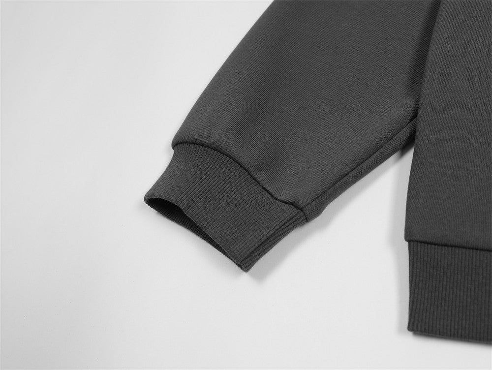 Elegant Solid Color Gentleman's Sweater
