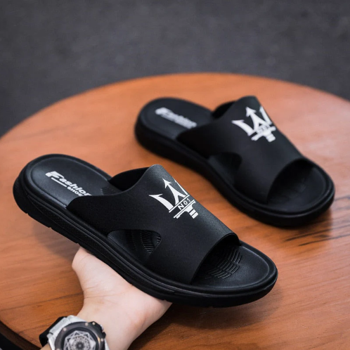 Gentlemen's Summer Chic Slides - Elegant Footwear