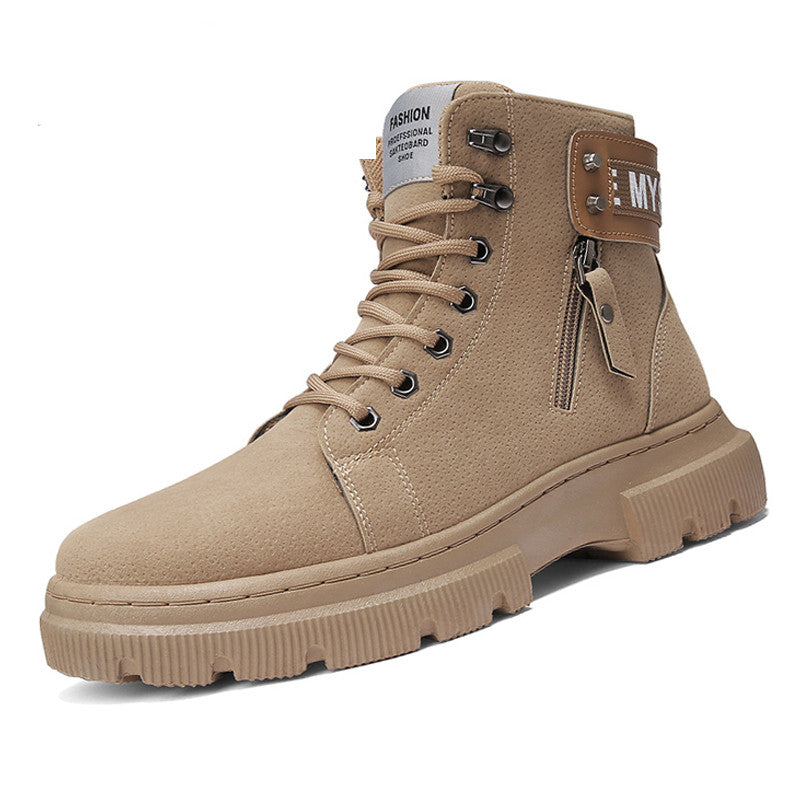 Vintage British High-Top Martin Work Boots