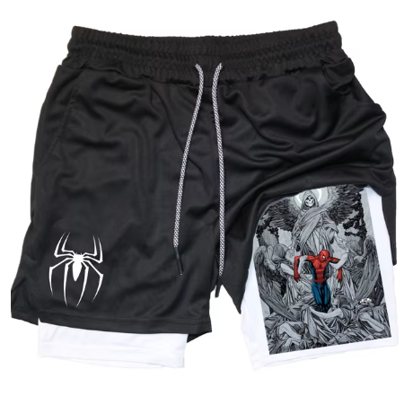 Marvel Spider-Man Venom Athletic Shorts for Fitness