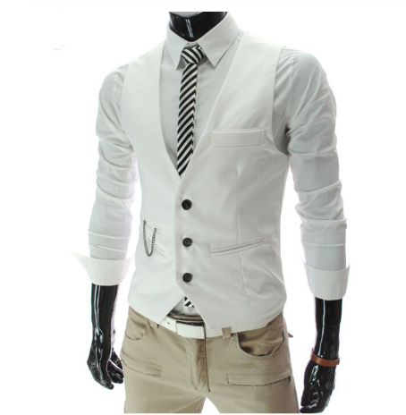 Gentleman's Classic Waistcoat - Elegant Suit Vest
