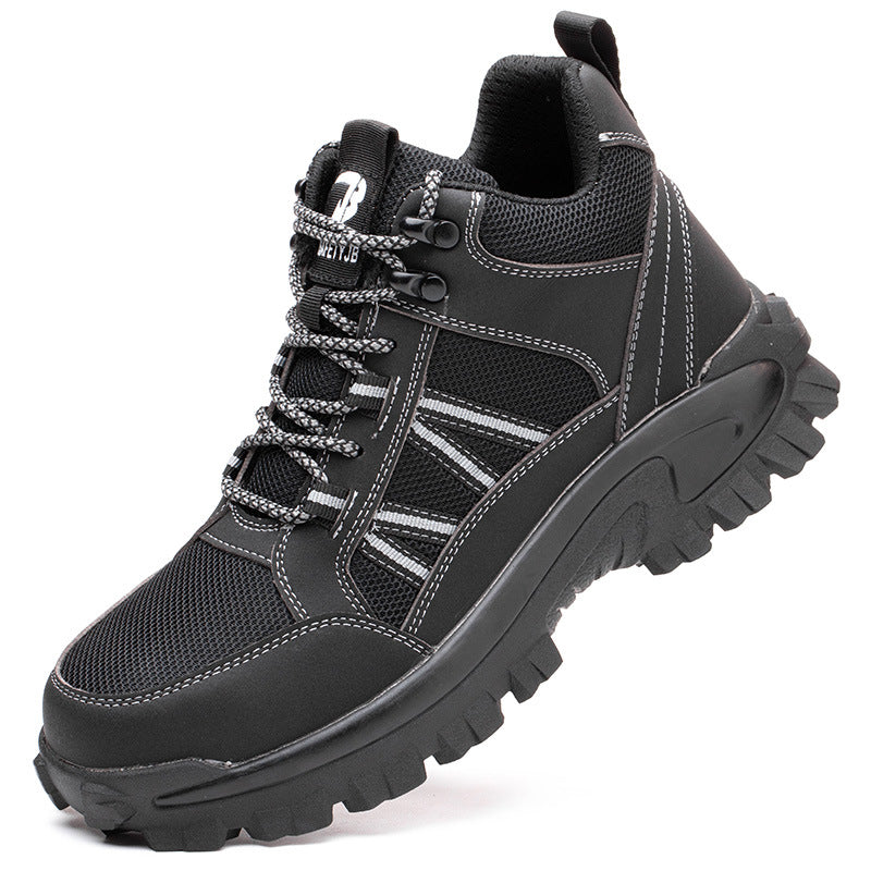 Unisex Steel Toe Safety Boots, Lightweight & Breathable