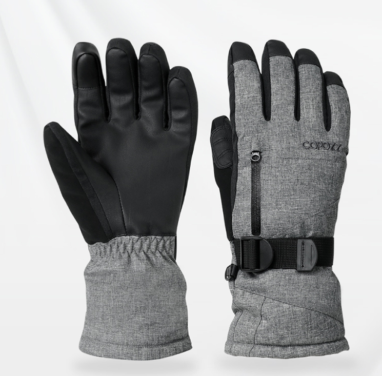 COPOZZ Unisex Thermal Touchscreen Ski Gloves
