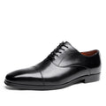 Elegant Cowhide Leather Oxford Shoes