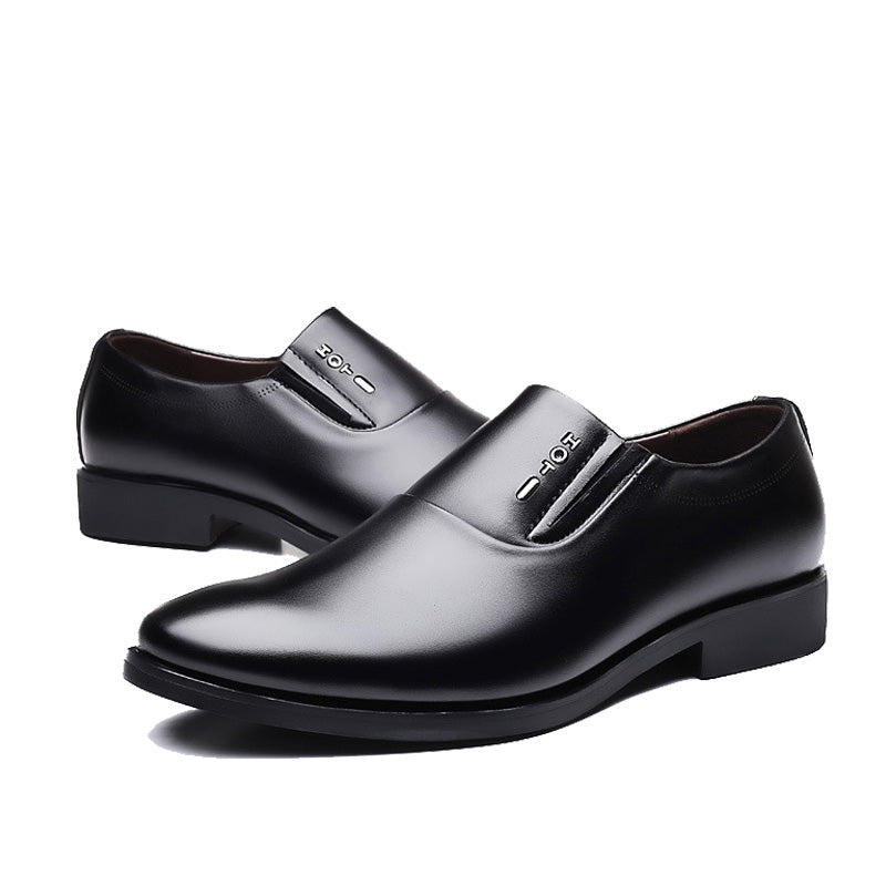 Elegant Cotton Leather Footwear for Gentlemen