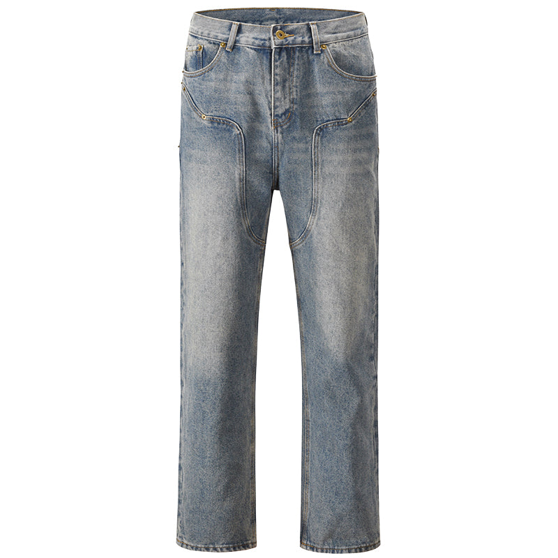 Refined Western Classic Jeans for Men