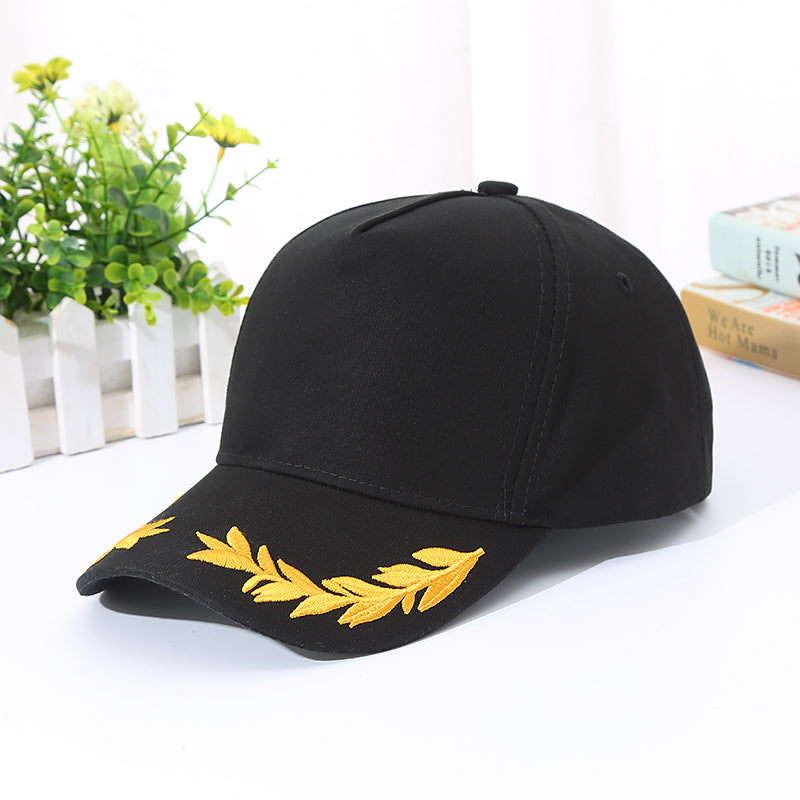Sophisticated Men’s UV Protection Embroidered Hat