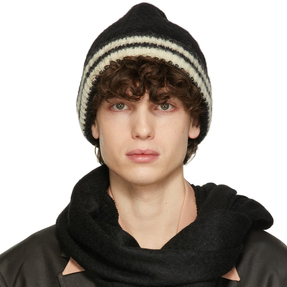 Striped Knitted Wool Hats for Men and Women