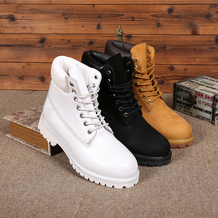 Elegant Men's High-Top Winter Boots