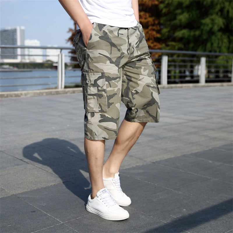 Gentlemen's Camo Leisure Cargo Shorts