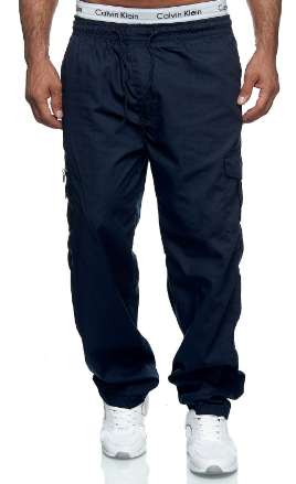Refined Casual Slim Trousers
