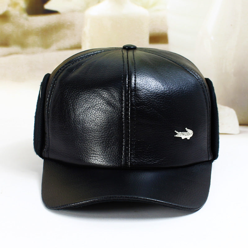 Chic PU Leather Outdoor Caps
