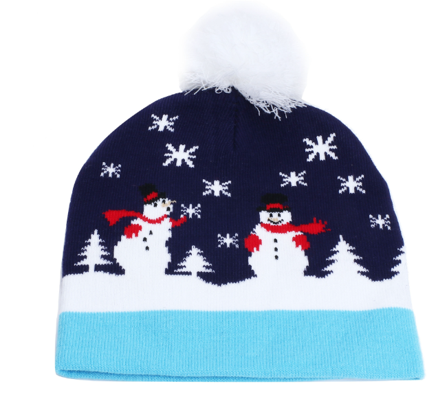 Winter Wonderland Woolen Deer & Snowflake Hats