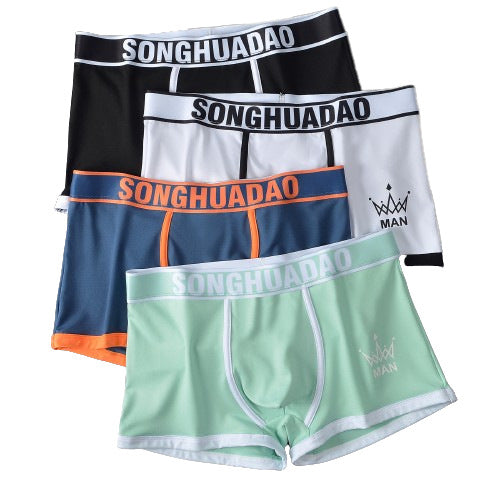 Gentlemen's Premium Color-Block Boxers