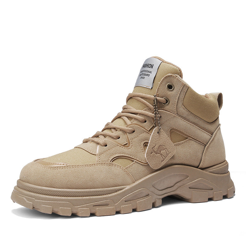 Vintage Elevate High-Top Boots for Men (Autumn/Winter)