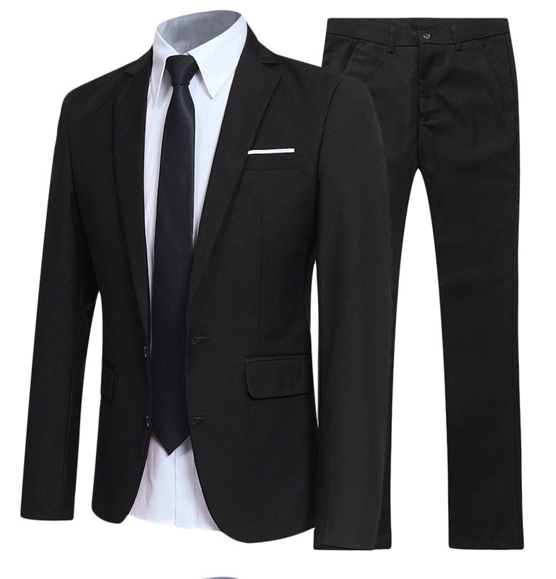 Gentlemen's Tailored Fit Dress Suit for Professional and Social Events