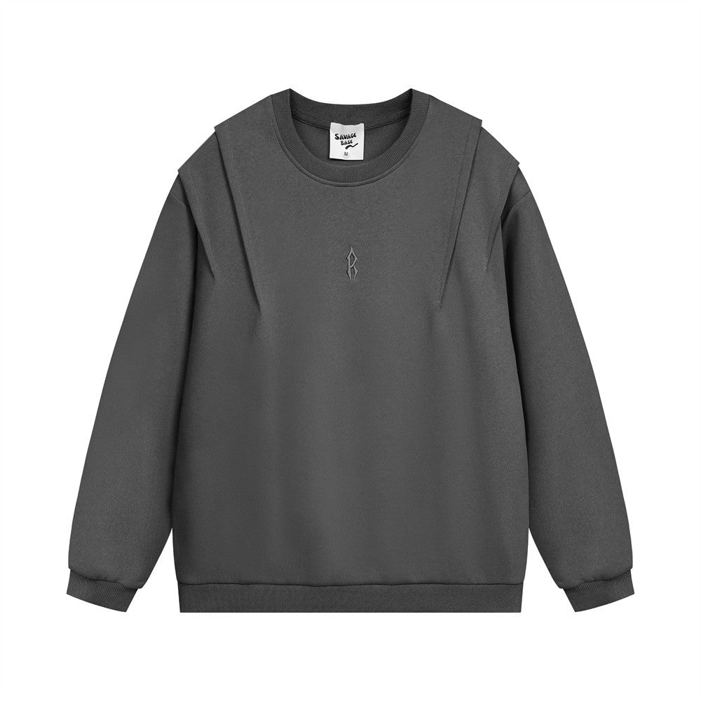 Elegant Solid Color Gentleman's Sweater