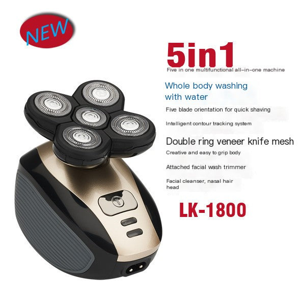 LK-1800 Electric Razor with 5 Blades for Shaving