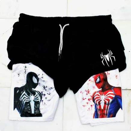 Marvel Spider-Man Venom Athletic Shorts for Fitness