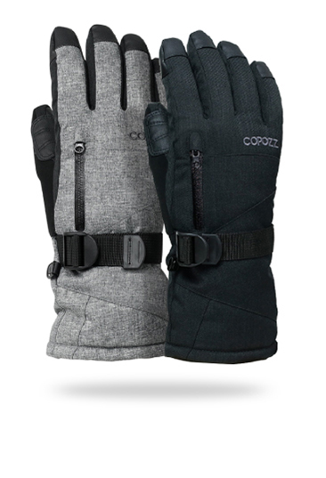 COPOZZ Unisex Thermal Touchscreen Ski Gloves