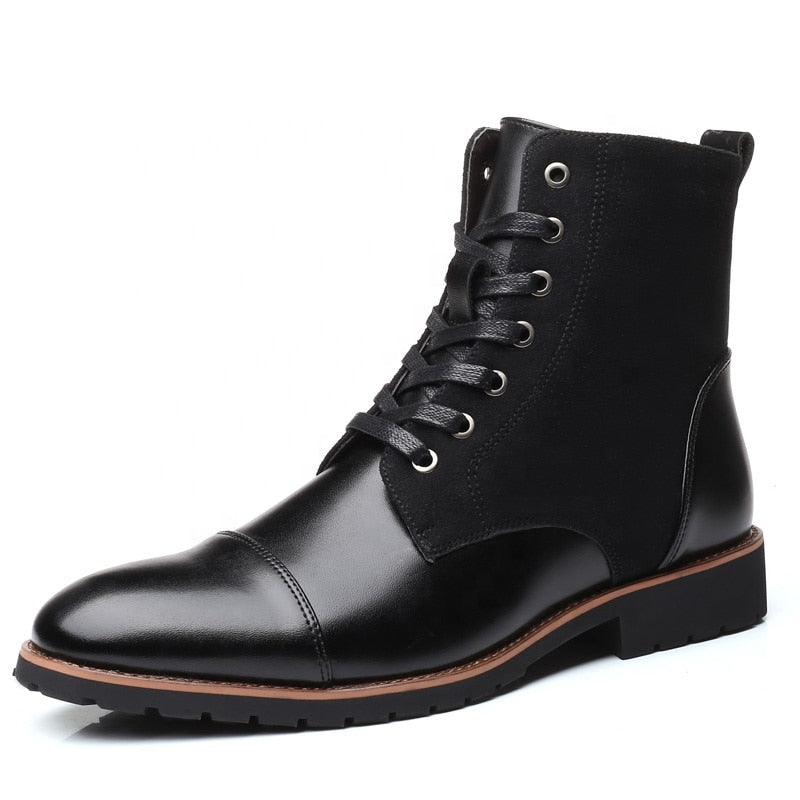 Gentlemen's Refined Martin Boots - Elegant and Robust