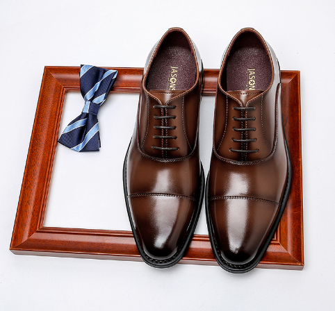 Gentlemen's Elegant Business Leather Footwear