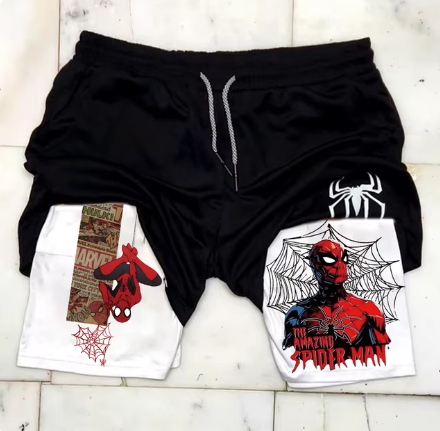 Marvel Spider-Man Venom Athletic Shorts for Fitness