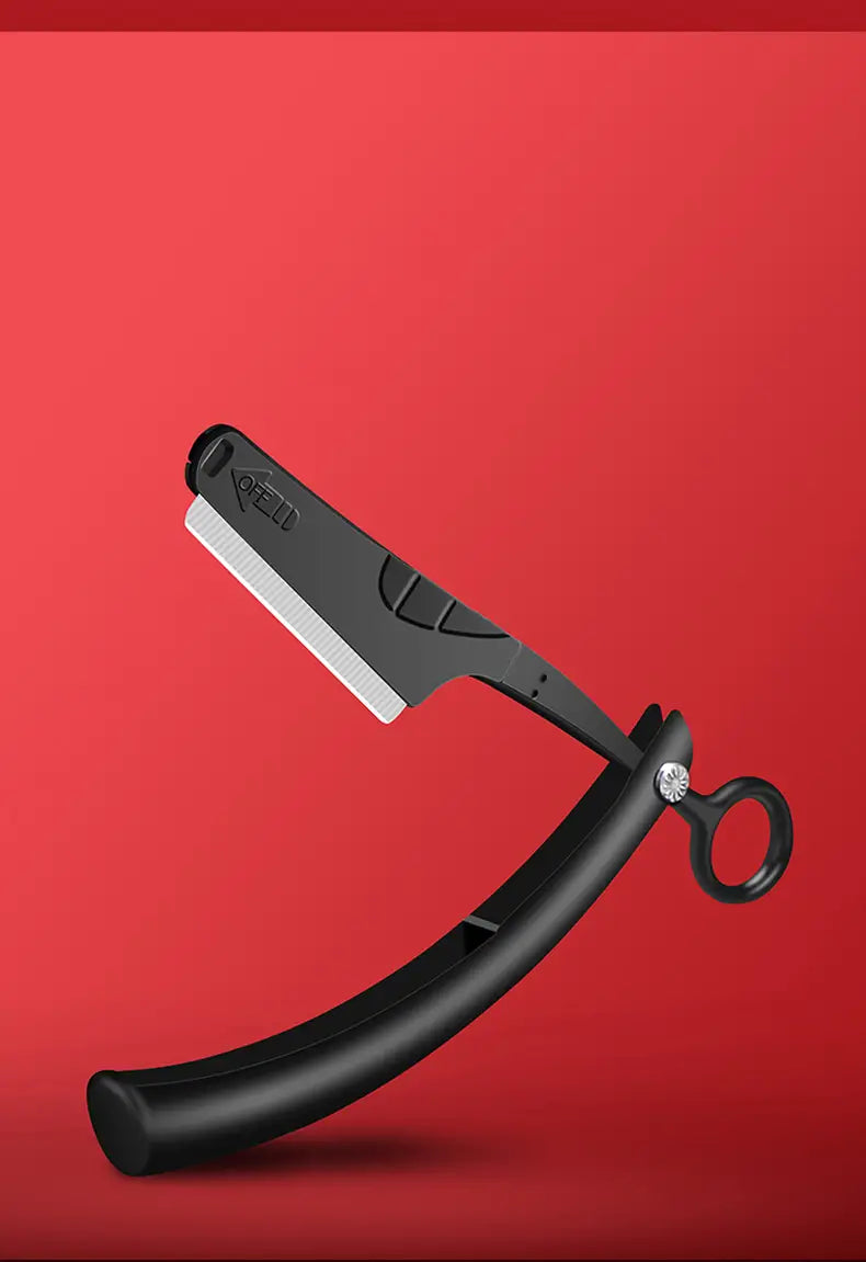 High-End Folding Straight Razor for Men’s Shaving