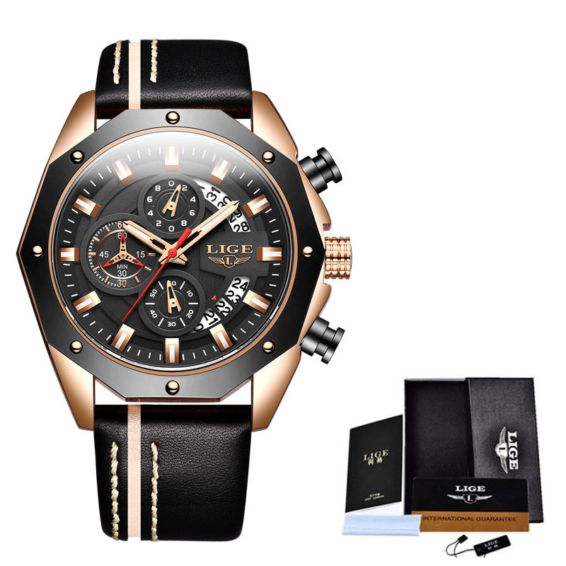 Gentlemen's Chronograph Silicone Timepiece