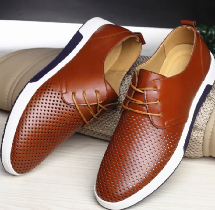Executive Lace-Up Leather Shoes
