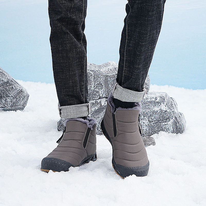 All-Season High-Top Oxford Cloth Boots for Everyone