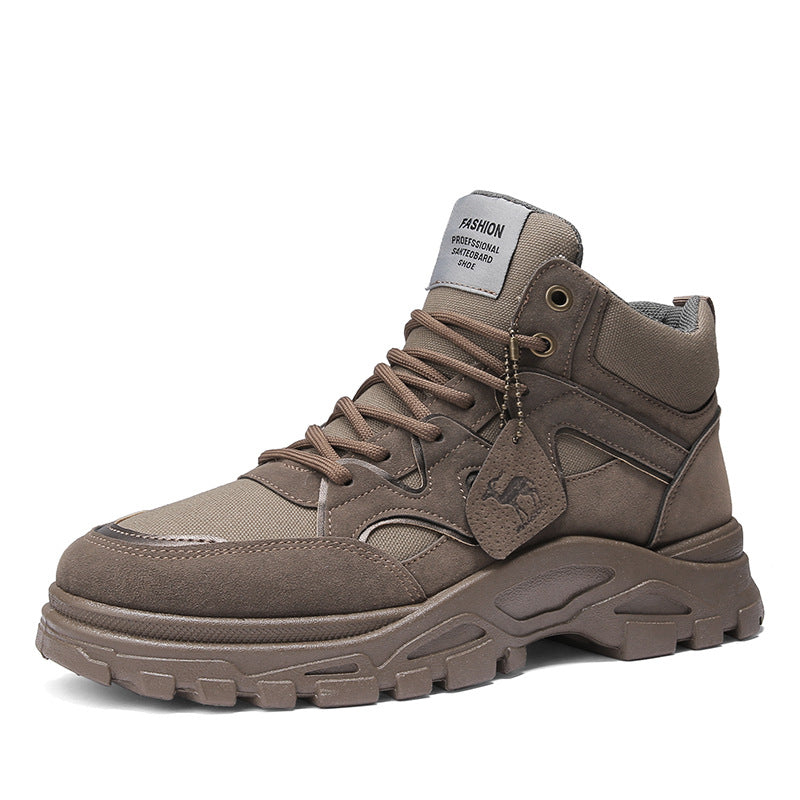 Vintage Elevate High-Top Boots for Men (Autumn/Winter)