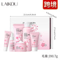 LAIKOU Cherry Blossom Skincare Set - 6 Pieces