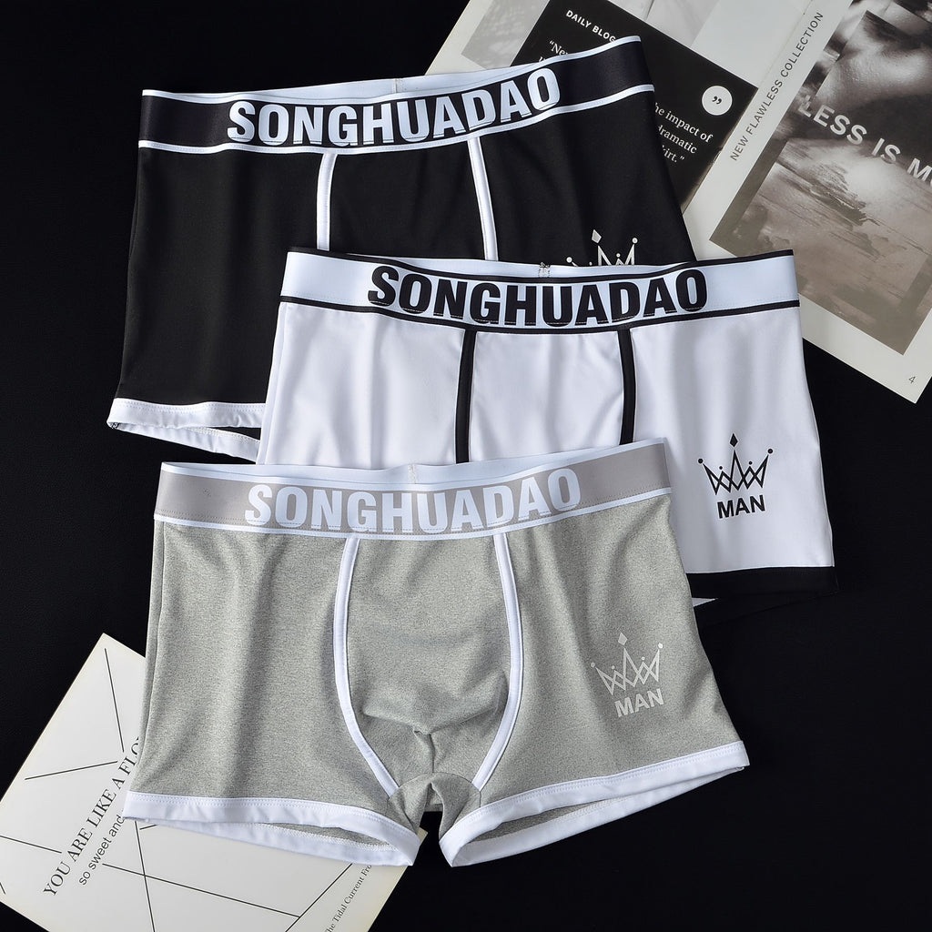 Gentlemen's Premium Color-Block Boxers