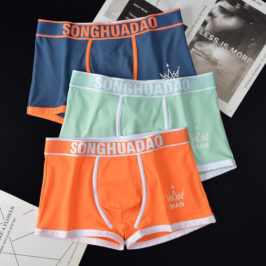 Gentlemen's Premium Color-Block Boxers